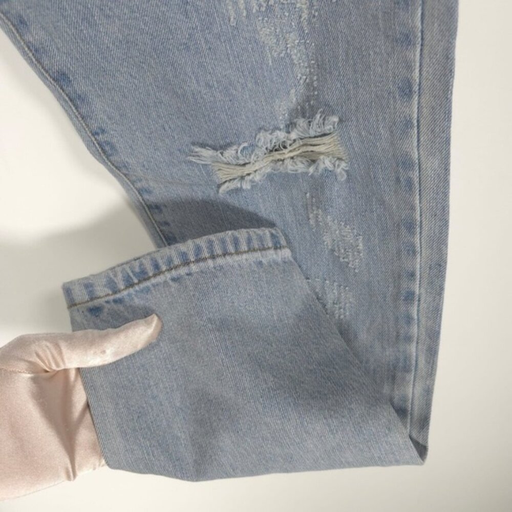 NWT CLOUD TEN Hi Rise Distressed Ripped at Knees Jeans Style CP2398 Size M - Picture 12 of 14